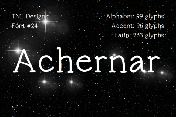 Achernar: The Quirky Serif That Elevates Your Brand