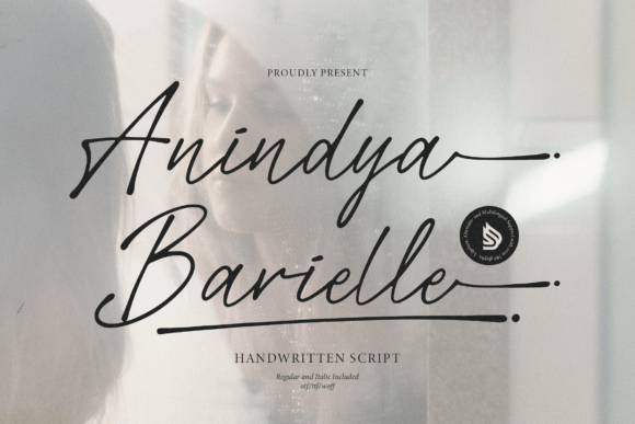 Anindya Barielle: A Script Font for Handmade Creativity
