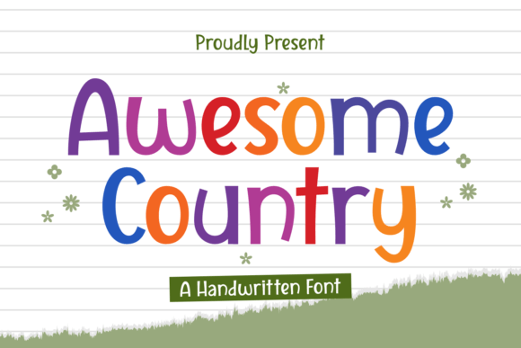 Awesome Country: The Playful Font for Scroll-Stopping Design