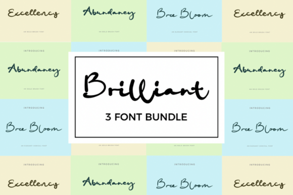 Brilliant Bundle: A Font That Elevates Your Brand