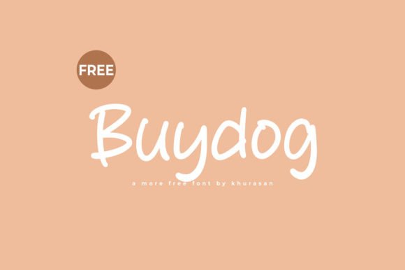 Buydog: A Modern Handwriting Font for Web Design and Branding