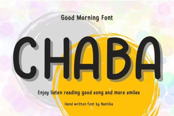 Chaba: The Script Font That Elevates Your Brand’s Visual Story