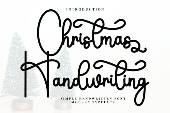 Christmas Handwriting: A Festive Typographic Delight