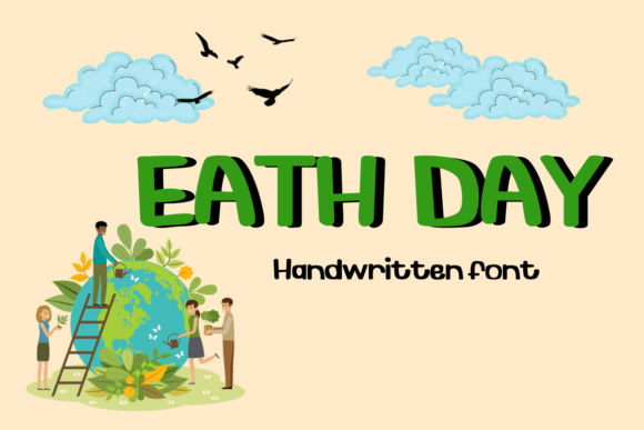Earth Day: A Handwritten Font for Warm, Personal Branding