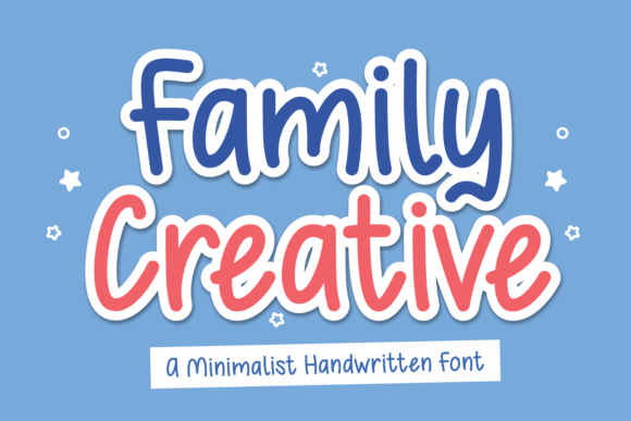 Family Creative: A Minimalist Handwritten Font for Editorial Design