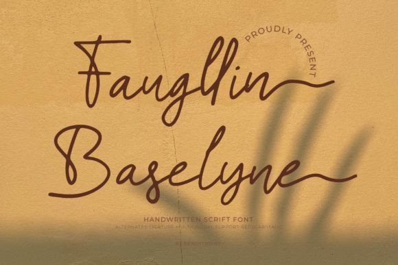 Faugllin Balseyn: A Script Font for Web Design and Brand Identity