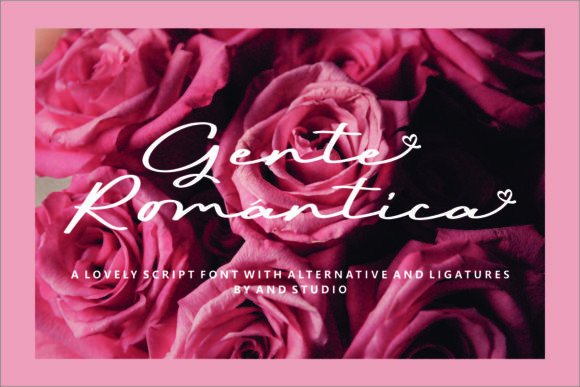 Gente Romantica: A Handwritten Font for Emotional Web Design