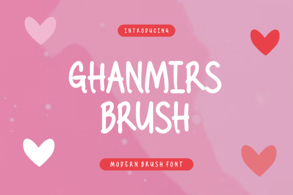 Ghanmirs Brush: A Font for Editorial Expression