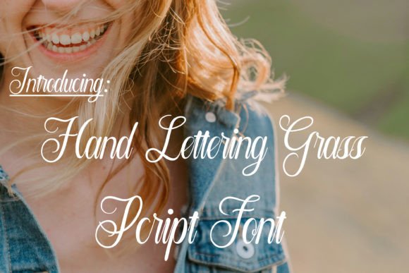 Hand Lettering Grass