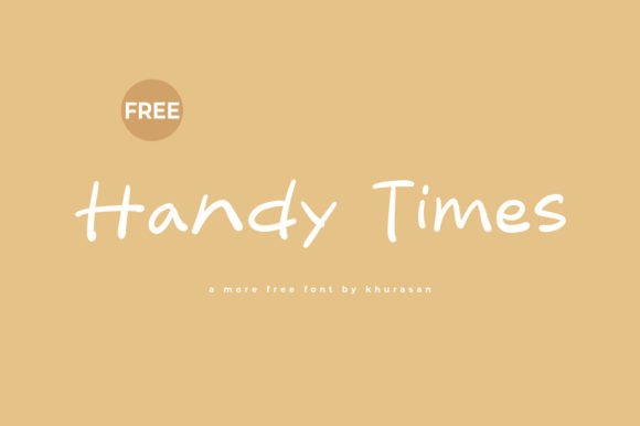 Handy Times: A Beautiful Font for Creative Crafters
