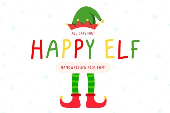 Happy Elf Font for Holiday Campaigns and More