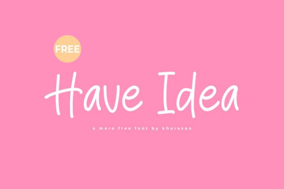 Have Idea: A Font That Adds Personality to Your Web Design