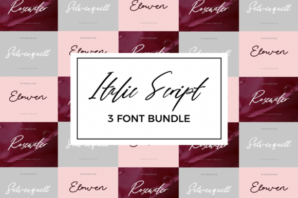 Italic Bundle: Elevate Your Brand with Timeless Script Fonts