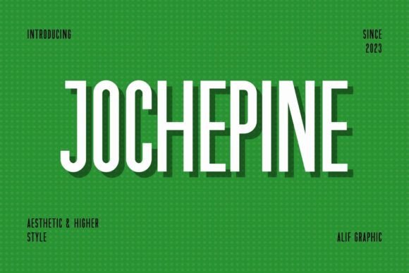 Jochepine: A Modern Sans Serif Font for Campaign Creativity