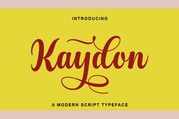 Kaydon Script: A Font That Elevates Your Brand
