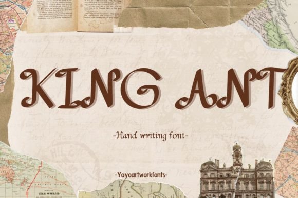 King Ant: A Script Font with Bold Character
