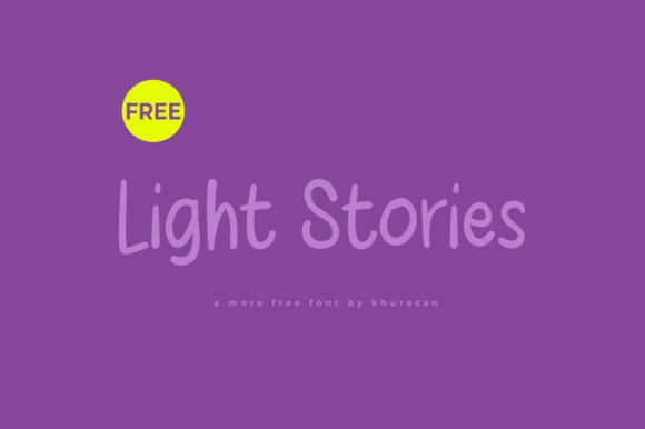Light Stories: A Modern Handwriting Font for Digital Design