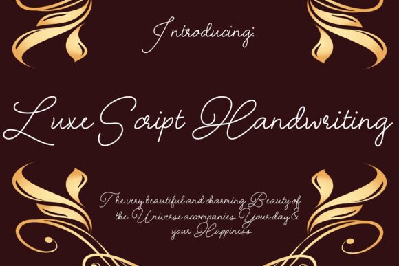 Luxescript: A Luxurious Script Font for Web Design