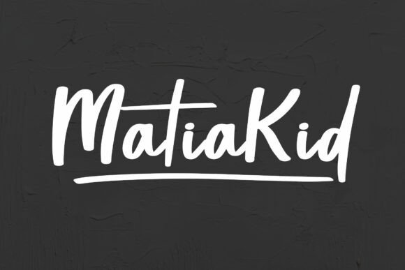 Matiakid Font Review: A Vibrant Handwritten Choice for Branding