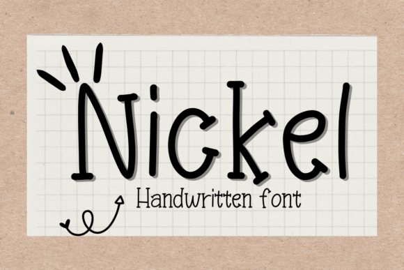 Nickel: A Serif Font for Crafting with Character