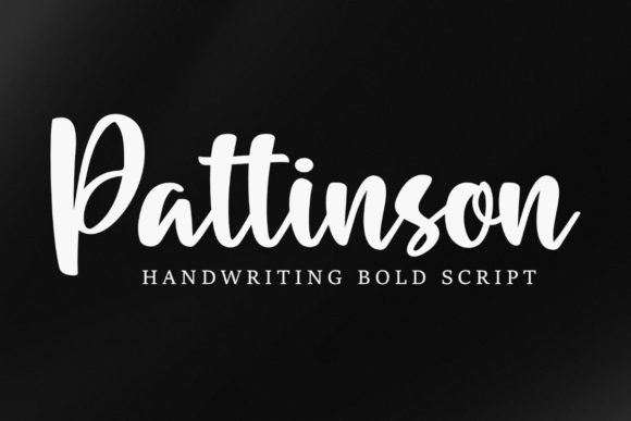 Pattinson: The Bold Script Font for Impactful Digital Design