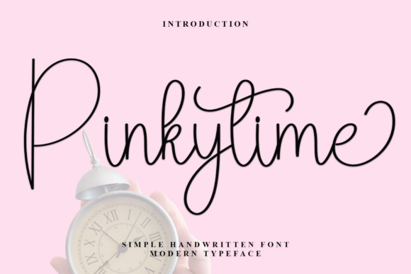 Pinky Time: A Playful Font for Creative Branding