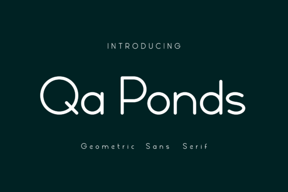 Qa Ponds: A Font for Editorial Grace