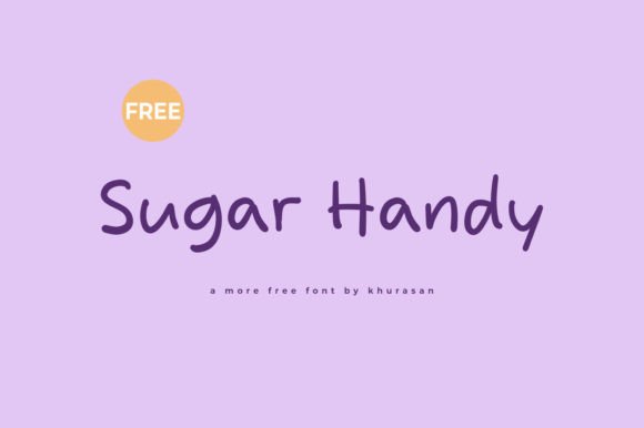 Sugar Handy: A Font for Impactful Digital Design