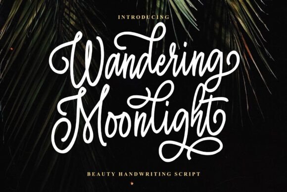 Wandering Moonlight: A Font for Romantic Branding